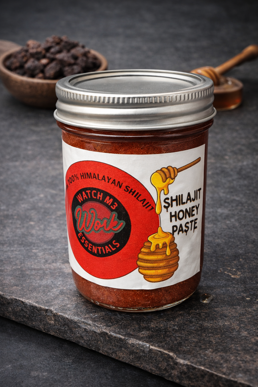 SHILAJIT HONEY PASTE 🐝🍯(ENERGY/TEST BOOSTER)